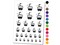 Snowboard Ski Lift Resort Chairlift Temporary Tattoo Water Resistant Fake Body Art Set Collection